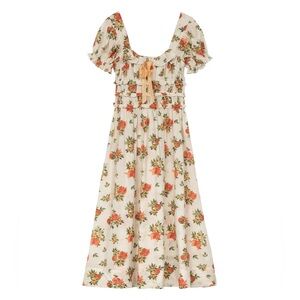 Dôen Clarinet Dress in Orangerie Floral size Small